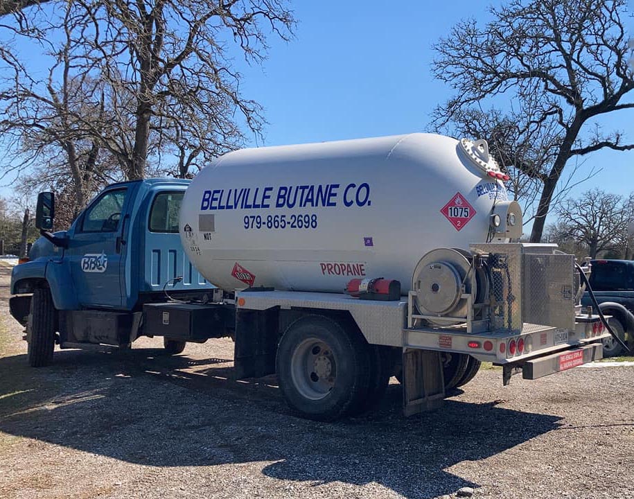 Bellville Butane Co. Automatic Propane Delivery Truck